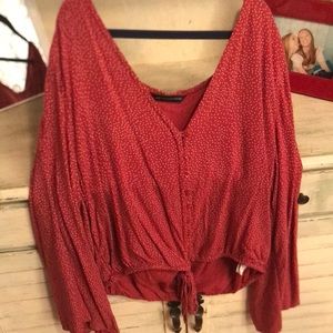 american eagle blouse